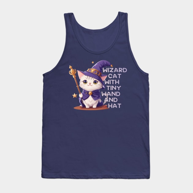 wizard cat Tank Top by AOAOCreation